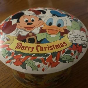Vintage Disney Christmas Tin